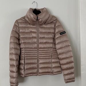 Calvin Klein Women's Beige Puffer Coat